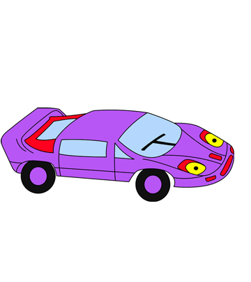 Wonder Car Coloring Pages